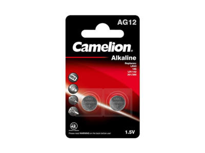 Camelion - Batteri - LR43 Alkaline 1,5v - 2 stk