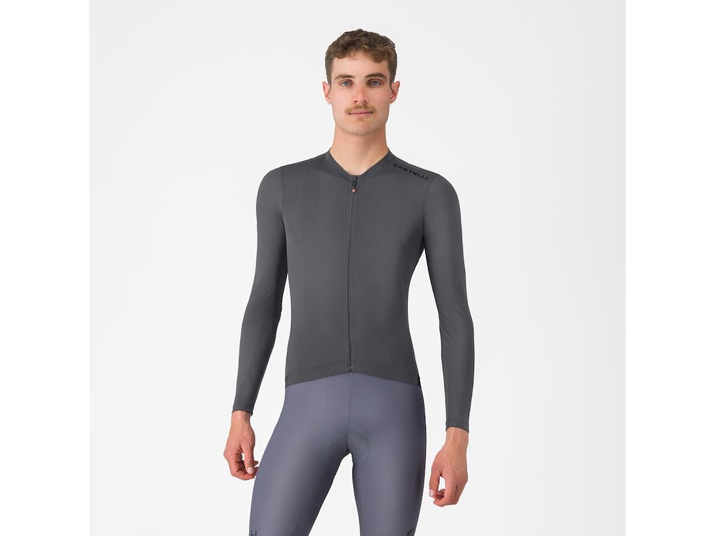 Castelli Espresso 2 LS Jersey - Cykeltrøje - Lange Ærmer - Herre - Smoky Gray - XXL Castelli Espresso 2 LS Jersey - Cykeltrøje - Lange Ærmer - Herre - Smoky Gray - XXL