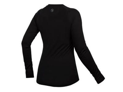 Endura BaaBaa Blend - L/S Baselayer - Svedundertrøje - Dame - Sort