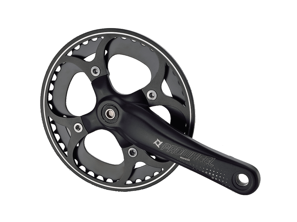 Pioneer Kranksæt 42T sort med kædeskærm 170 mm