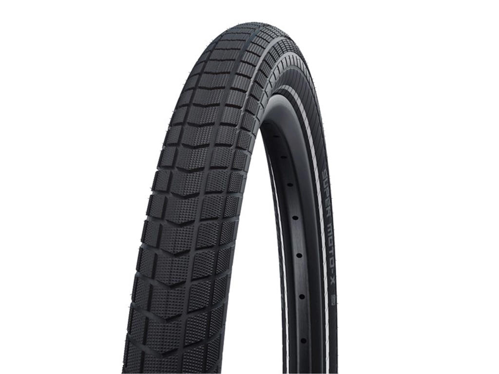 Schwalbe Super Moto-X - Tråddæk - E-50 - Sort refleks