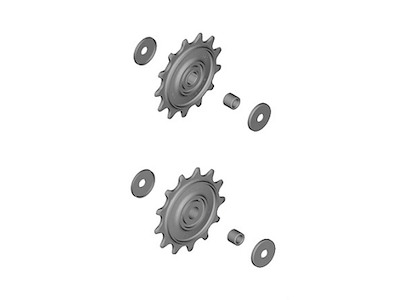 Shimano SLX M7230 Pulleyhjul sæt til Bagskifter 12 gear