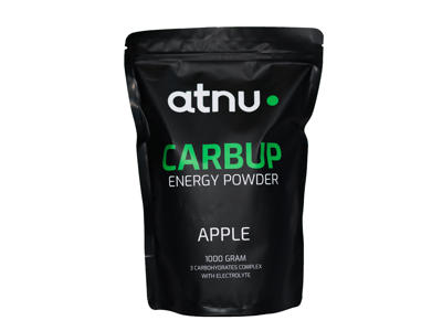 ATNU Carbup Energy Powder - Æble - 1000 gram
