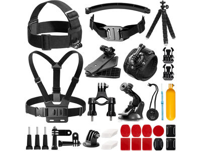 AKASO Accessory kit til Action Kamera - 14 dele 