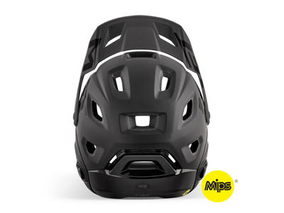 MET Parachute Mips - Cykelhjelm Full face - Mat Sort