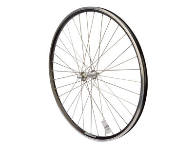 Contec 700c forhjul - Classic Z19 fælg - 19-622 - Gevind - Sort - Sølv nav