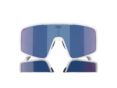 Bliz P001 XL (42) - Cykelbriller - Blue lens  - Matte white