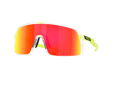 Oakley Sutro Pop Collection - Cykelbriller - Herre - Clear Neon/PRIZM Ruby