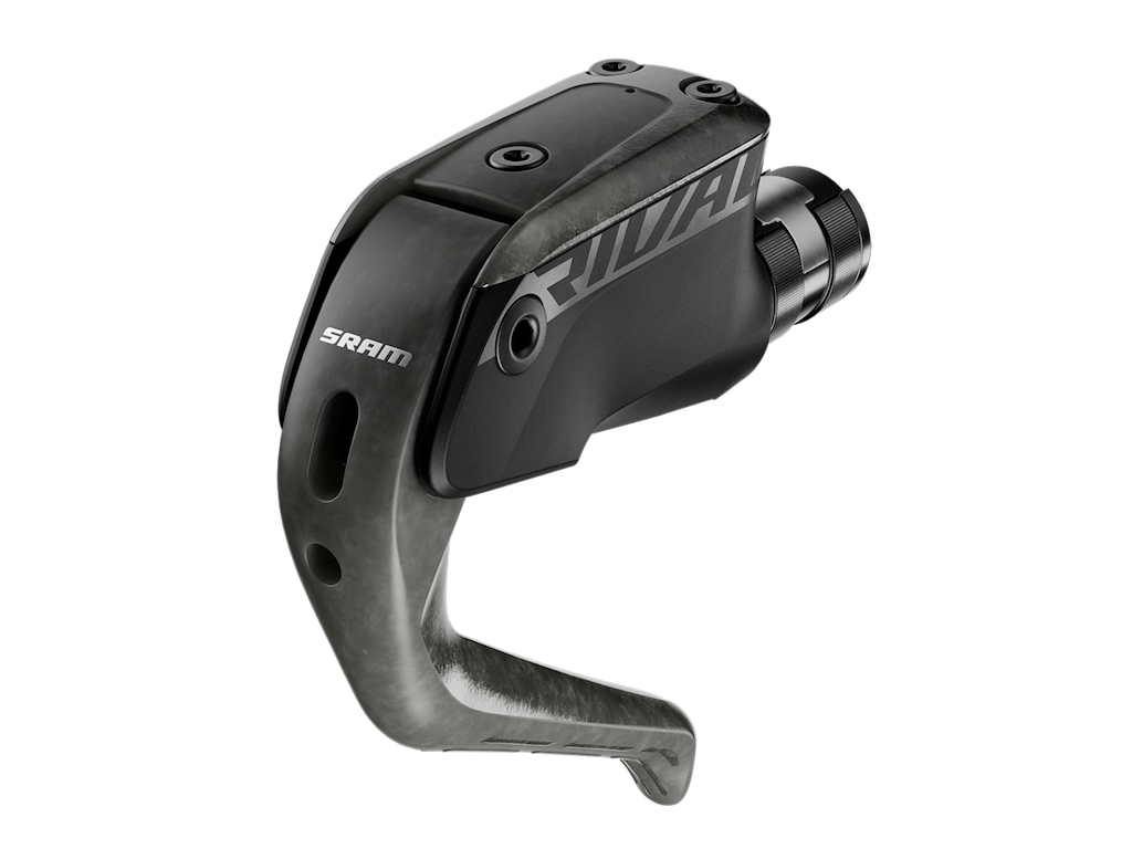 SRAM Rival AXS E1 Aero bremsegreb højre, med hydraulisk kaliber, flat maount og 2000mm olieslange