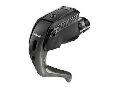 SRAM Rival AXS E1 Aero bremsegreb venstre med hydraulisk kaliber, flat maount og 1100mm olieslange