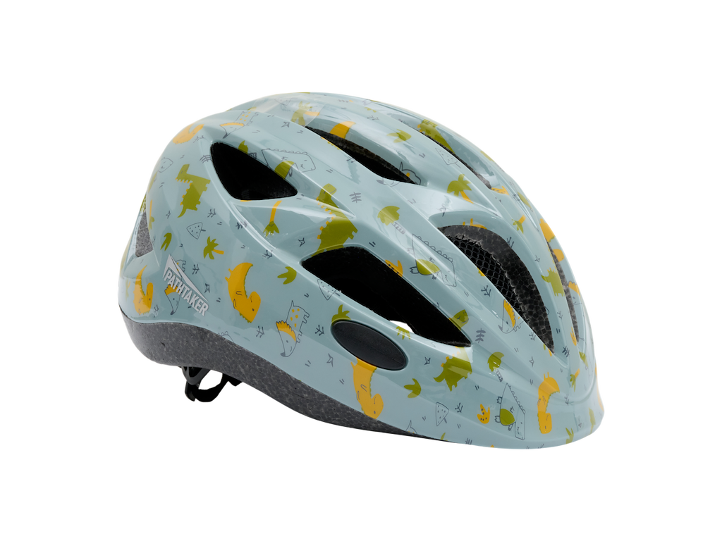 Pathtaker Lucky - Børnecykelhjelm - Dino - Str. 46-51 cm