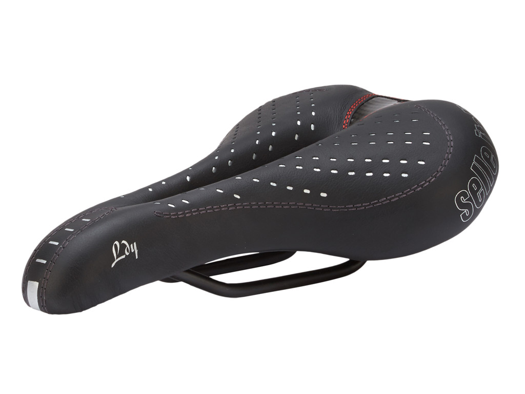 Selle Italia Lady Gel Flow L - Cykelsadel - Sort