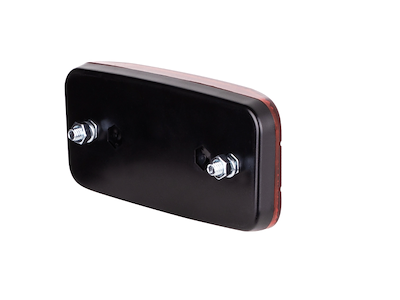 FORCE Refleks til bagagebære - 110 x 50 mm - Rød