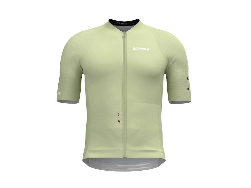 Bioracer Icon Impulse Jersey - Cykeltrøje - Korte Ærmer - Herre - Pistachio Milk - L