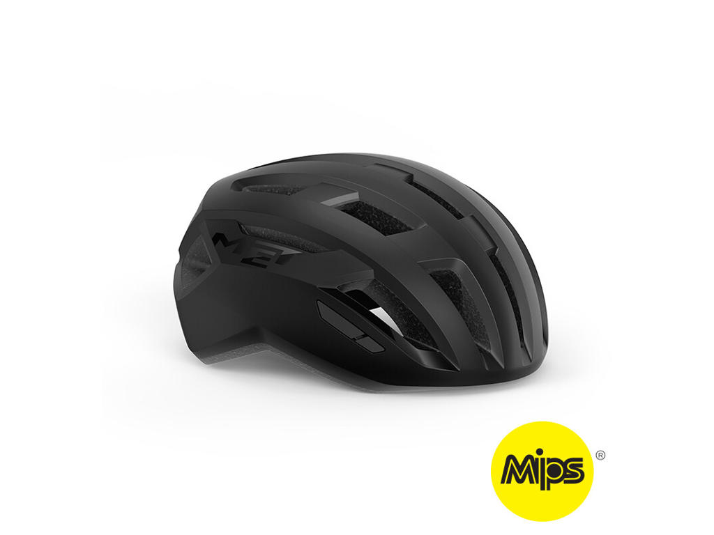 MET Vinci Mips - Cykelhjelm - Mat Sort - Str. 56-58 cm