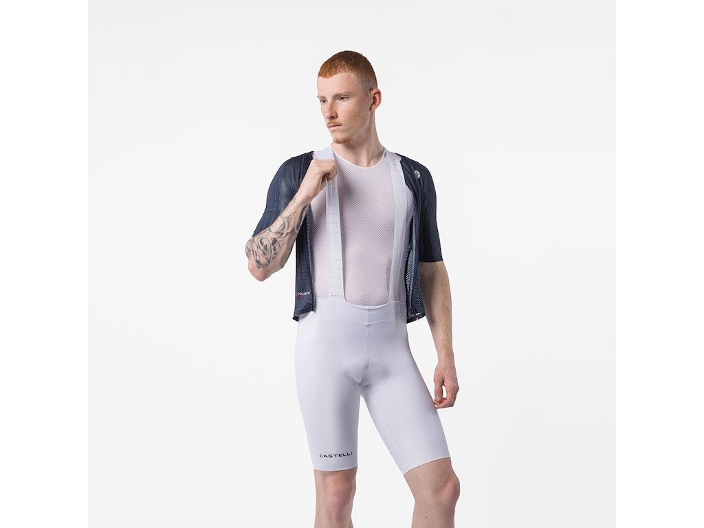 Castelli Free Aero Race S 2 - Cykelshorts m/pude - Herre - Hvid - Str. XS