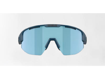 Bliz Matrix Small (30) - Cykelbriller -  Smoke Ice Blue Mirror Lens - Mat Blå