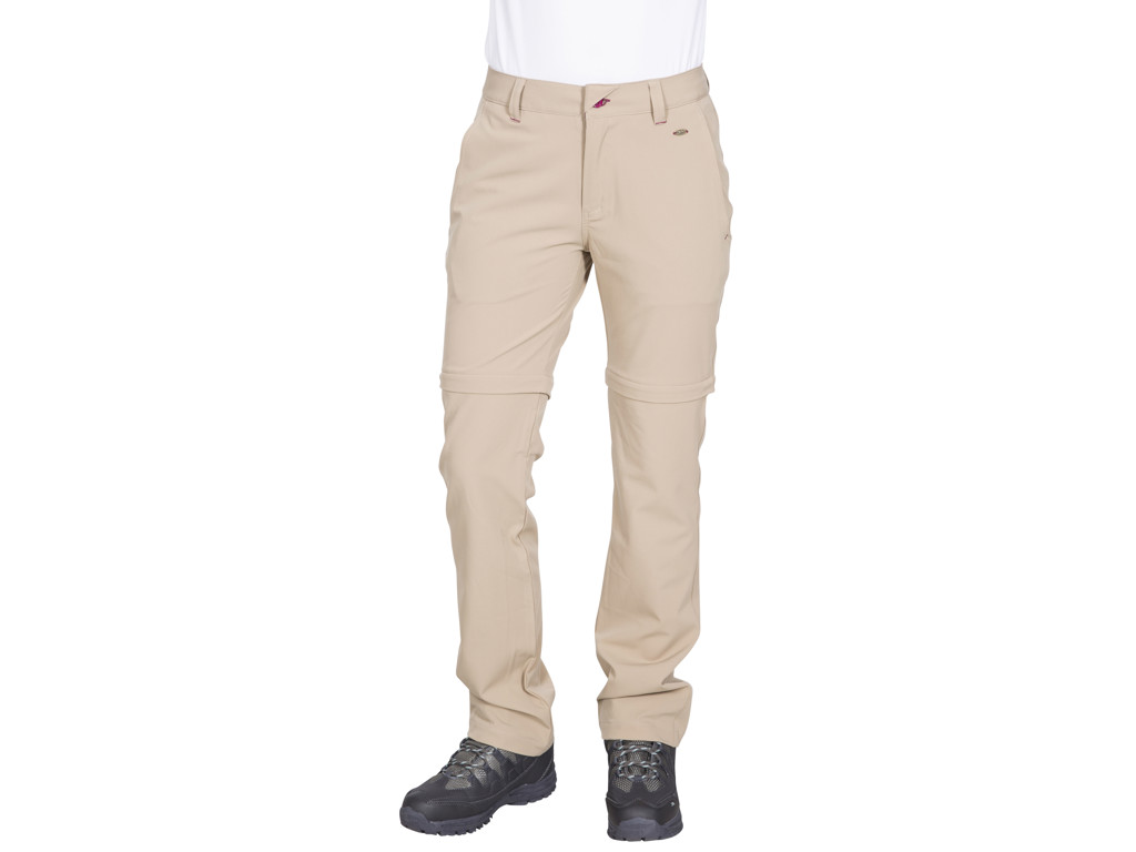 Trespass Eadie - Dame vandrebuks strækbar - Zip-off - Sand