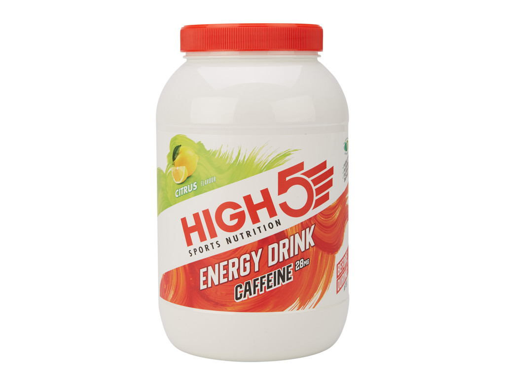 High5 Energy Source Plus - Energidrik med koffein - Citrus 2,2 kg - Testvinder