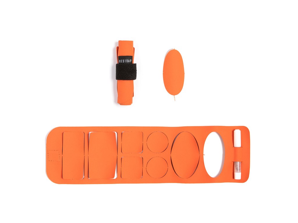Restrap Tyre Boot Kit Lappekit til Dæk, Orange