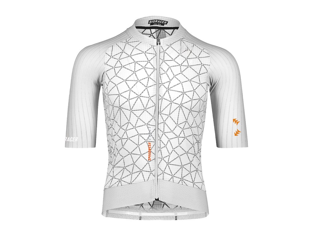 Bioracer Speedwear Graphene Jersey - Korte ærmer - Herre - Lysegrå - Str. L Bioracer Speedwear Graphene Jersey - Korte ærmer - Herre - Lysegrå - Str. L