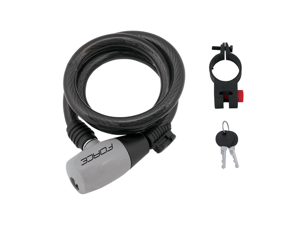 FORCE Wirelås 1850 x 8 mm sort