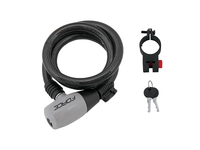 FORCE Wirelås 1850 x 8 mm sort