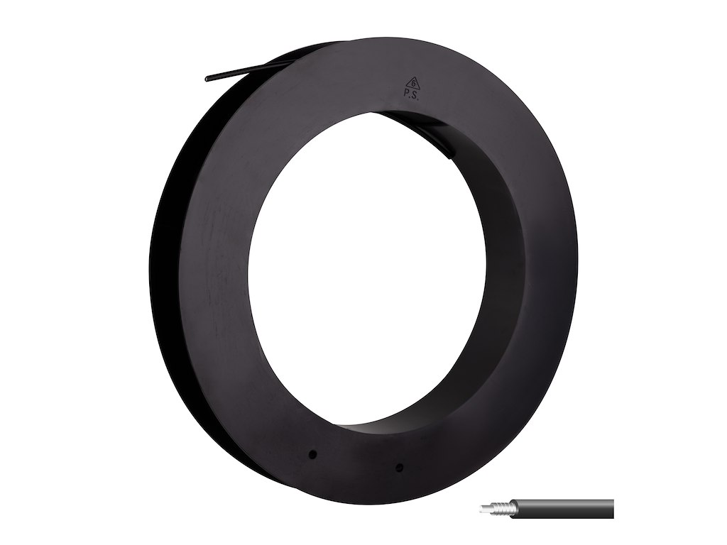 FORCE udvendig bremsekabel 5 mm 50 meter rulle sort