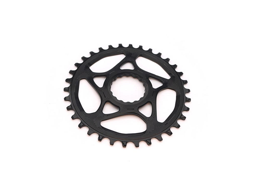 absoluteBLACK Rund klinge - Boost - Singlespeed - Direct Mount - 34T - Sort