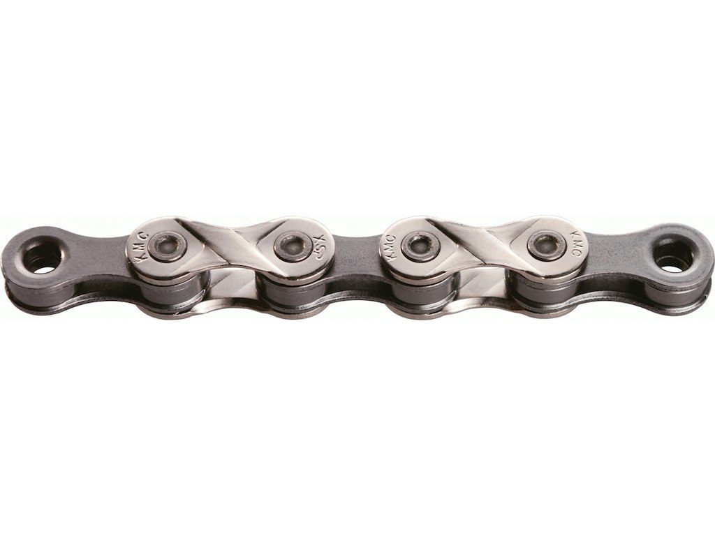KMC X8 kæde til 7 og 8 Speed Shimano og Sram sølv/grå