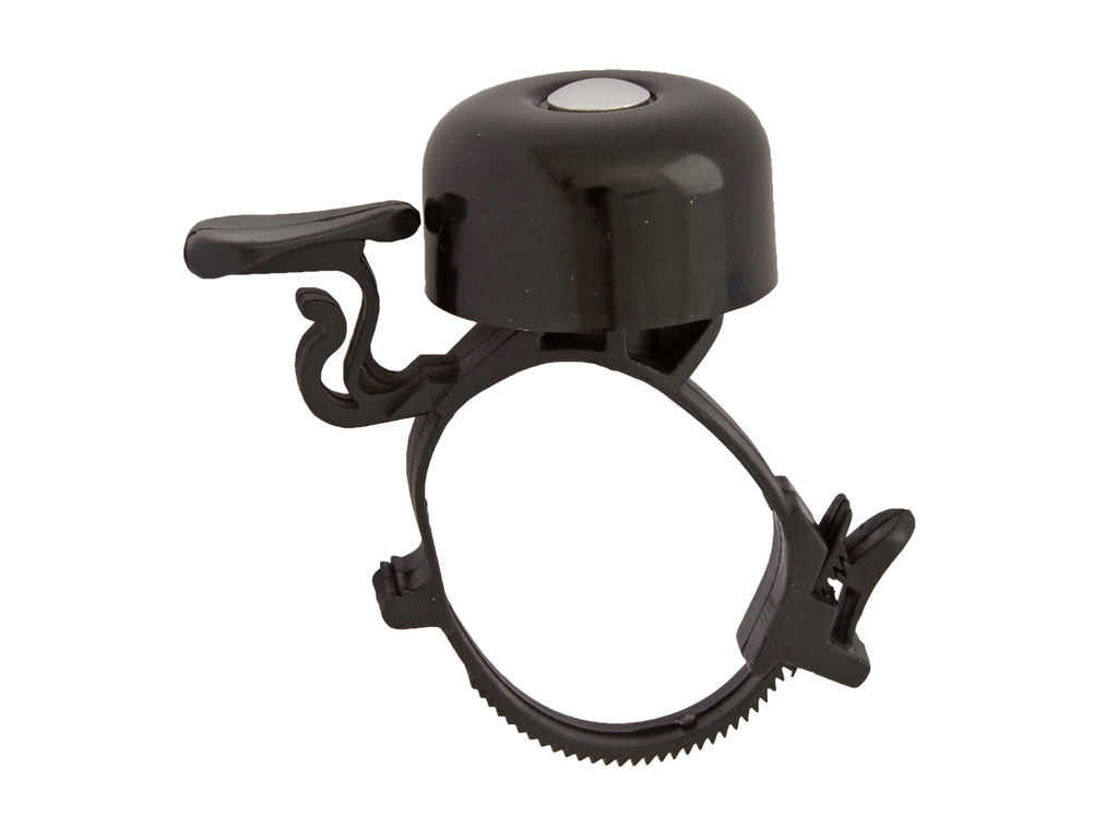 OnGear - Miniringeklokke - Med justerbar kabelstrip - Sort 