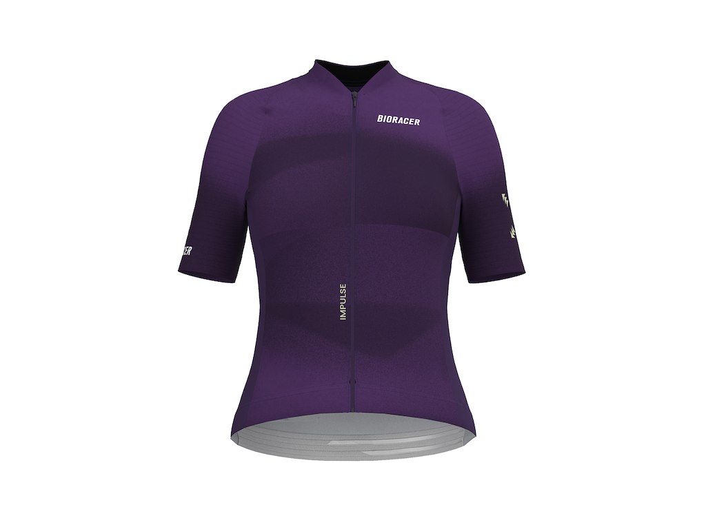 Bioracer Icon Jersey - Cykeltrøje - Korte Ærmer - Dame - Dark Violet - XL