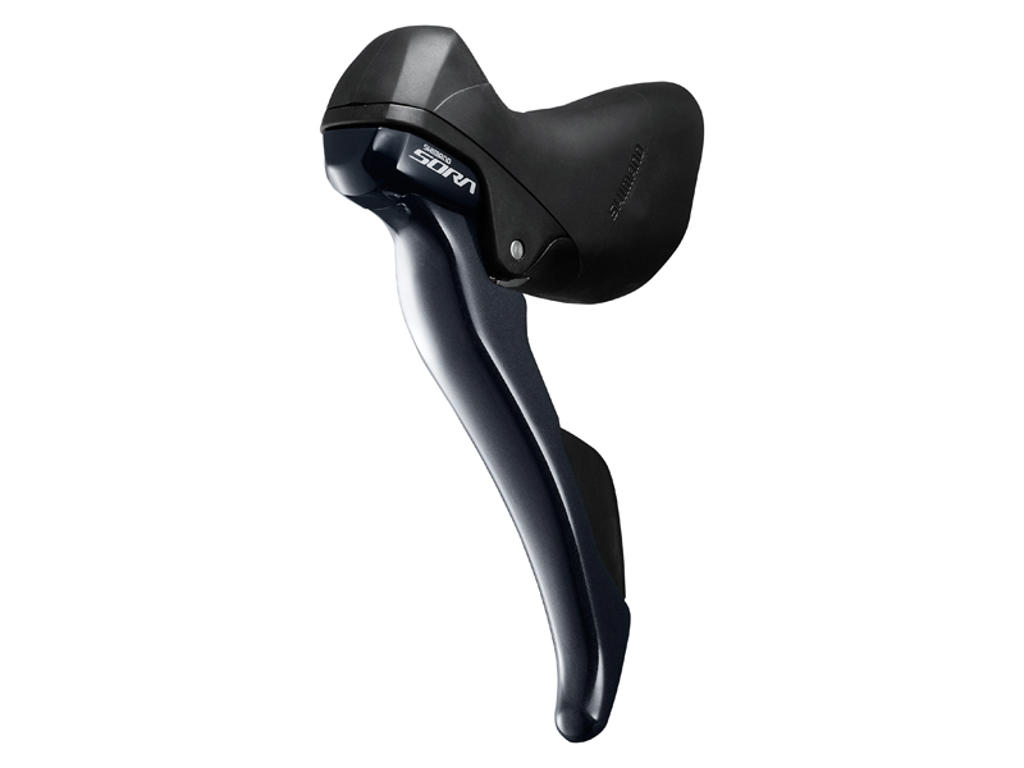 Shimano Sora ST-R3000-L - STI skifte- og bremse greb venstre - Dobbelt 9 speed sort