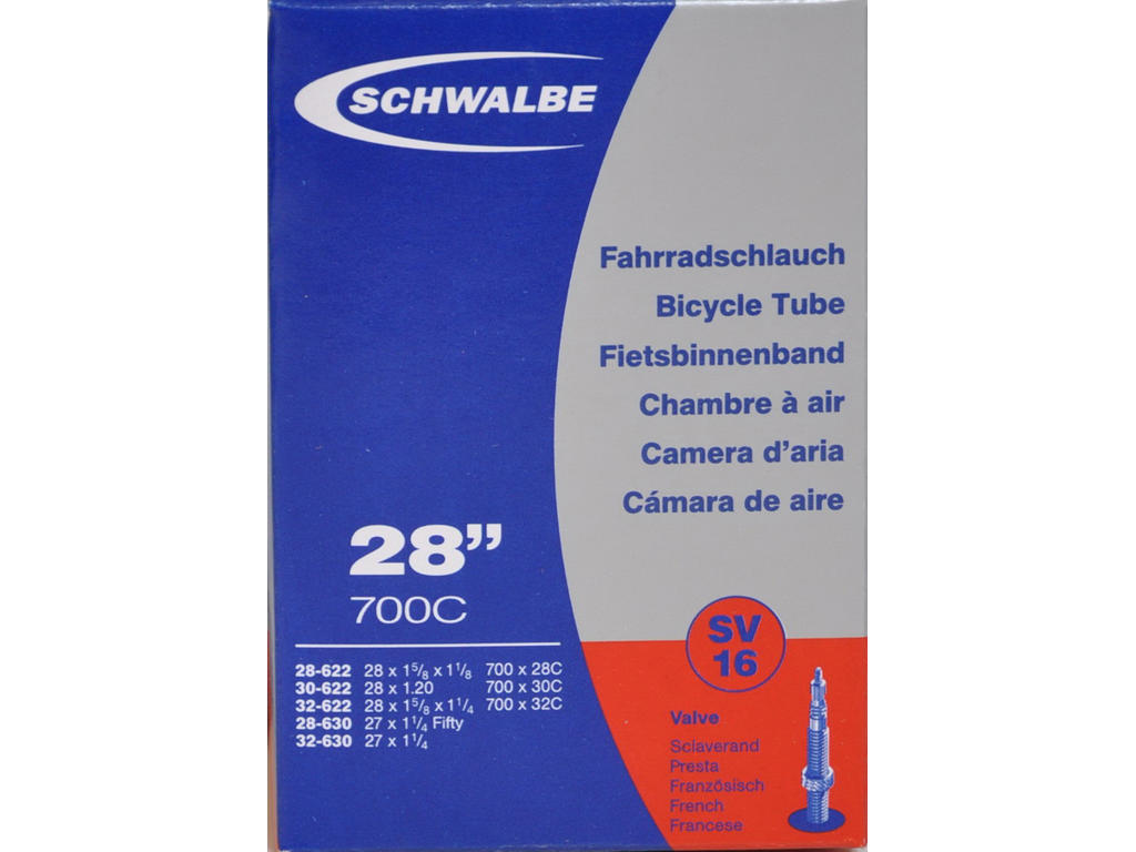 Schwalbe slange - 700x18-45c - 40-80 mm racerventil - SV15-20