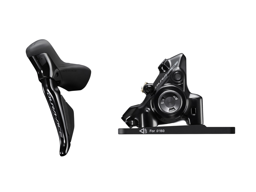 Shimano Dura Ace R9270 Di2 - Skifte- og bremsegreb venstre - Hydraulisk kaliber og olieslange 