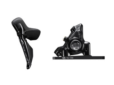 Shimano Dura Ace R9270 Di2 - Skifte- og bremsegreb venstre - Hydraulisk kaliber og olieslange 