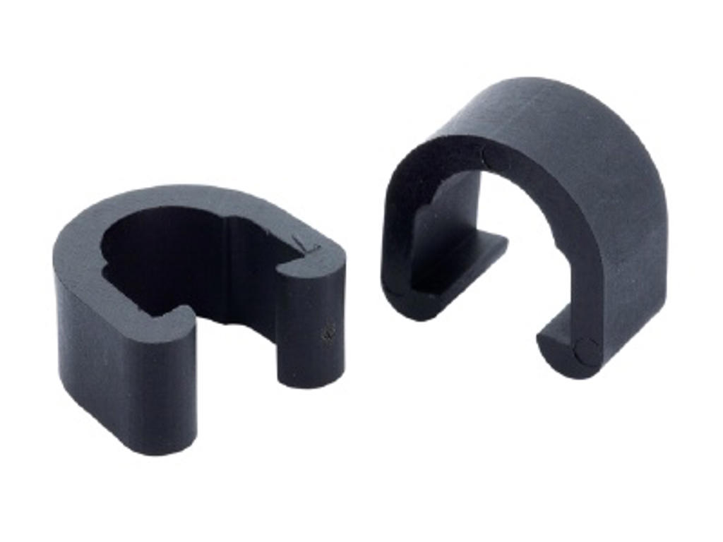 Kabelklemme/kabelclips til cykelstel 4 stk