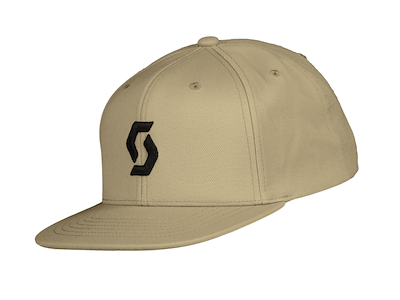 SCOTT Flat Brim Cap - Kasket - Beige - One Size