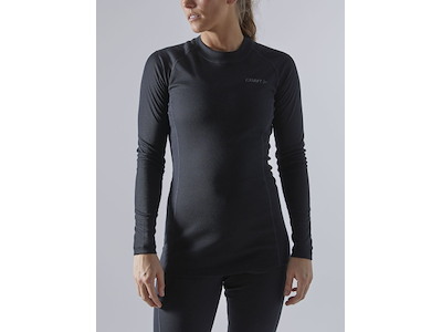 Craft Core Warm Baselayer Sæt Sort Dame (Størrelse: Large)
