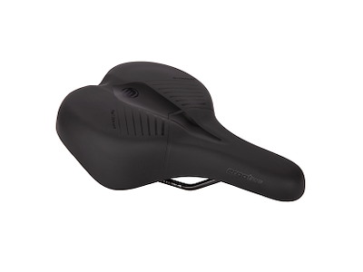 Ergotec Comfort L Sadel 265 x 206mm PU Memory Foam - Sort