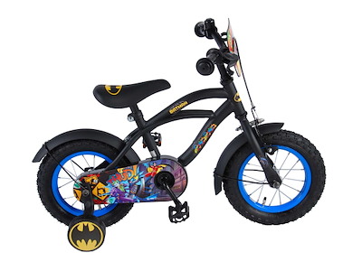 Volare Batman Børnecykel - 12" med støttehjul - Sort 