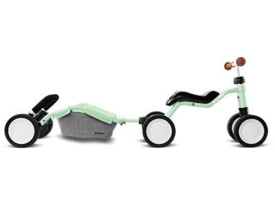 Puky Wutsch Traily Bundle løbecykel pastelgrøn