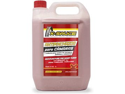 X-Sauce Anti-Puncture Væske - Til Slanger, Tubeless & Tubular - 5 Liter