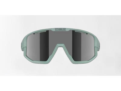 Bliz Fusion Medium (33) - Cykelbriller - Smoke Mirror Lens - Mat Grøn