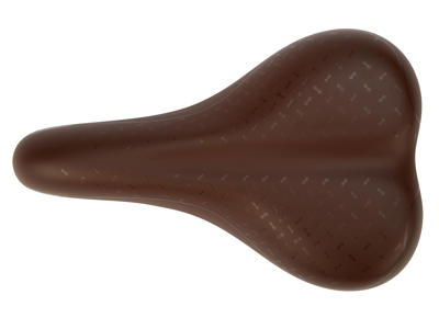 Sadel Tioga model Geminus Brun med gel