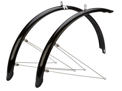 Connect skærmsæt - 700c - 45 mm. - Sort 