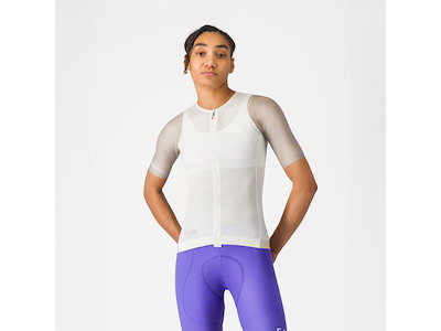 Castelli Corretto W Jersey - Cykeltrøje - Korte Ærmer - Dame - Ivory/Clay - S