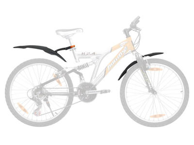 Skærmsæt Rowdy SKS 20-24" Sort