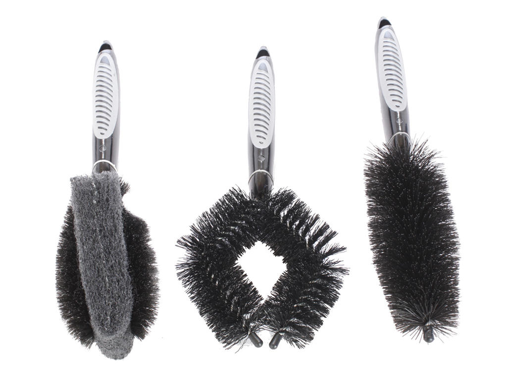 Vaskebørste til cykler Point 1. sæt med 3 dele