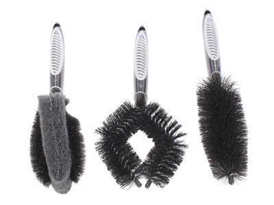 Vaskebørste til cykler Point 1. sæt med 3 dele